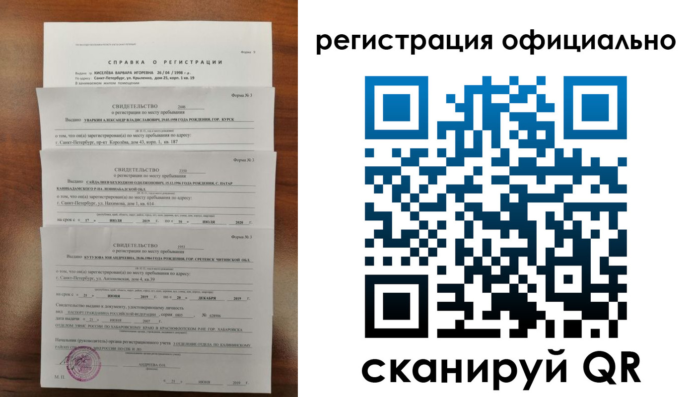 временная регистрация адрес в Симе